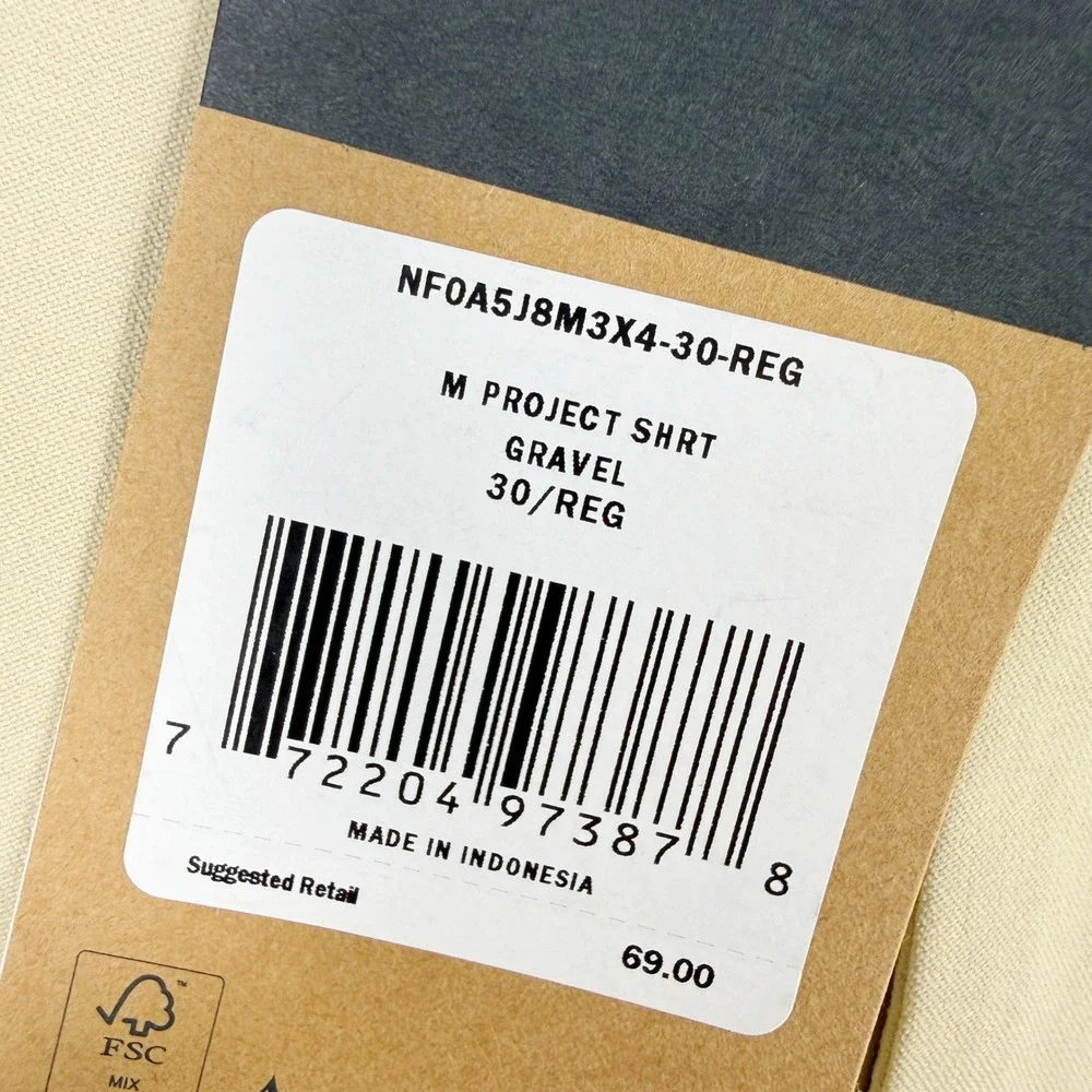 The North Face Project Short Size 30 Mens Tan - NEW